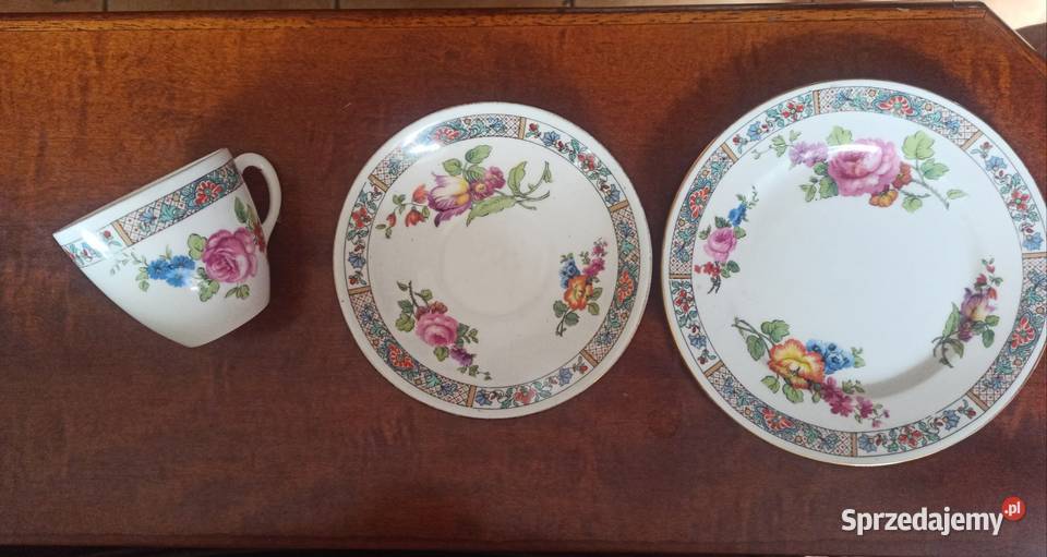 Filiżanka z talerzykiem deserowym SHELLEY Porcelana i szkło Gdańsk