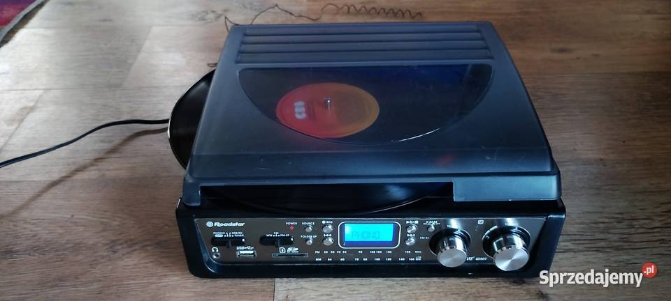 Gramofon Roadstar TTR8632U Stan Zgrywaj winyle kujawsko-pomorskie Wąbrzeźno