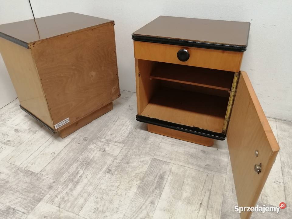 stare szafki nocne nakastliki vintage design Radomsko