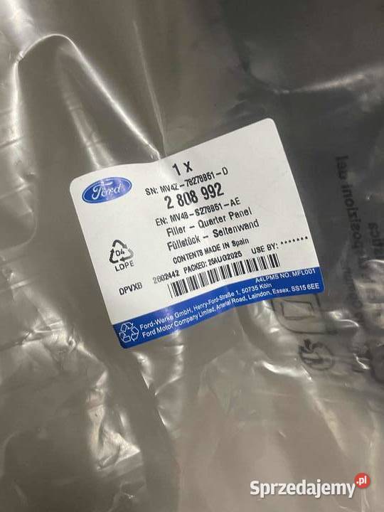 NADKOLE LEWY TYŁ FORD KUGA ESCAPE 2024 2808992 osobowe