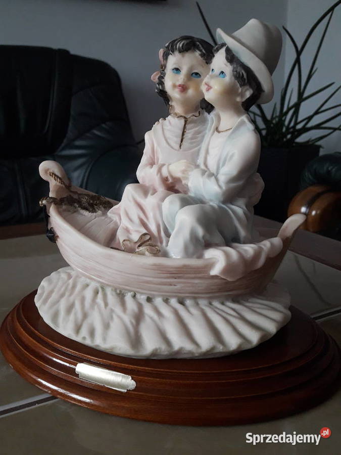 Włoska figurka para zakochanych na łodzi Janów Lubelski