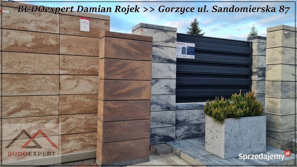 Nowość 2022 bloczek pustak Joniec Roma Horizon Architektura ogrodowa Stalowa Wola