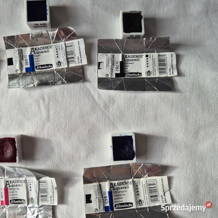 Schmincke akwarele 8 sztuk z serii Akademie małopolskie Brzesko