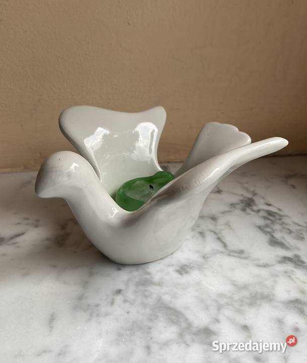 Świecznik ceramiczny biały mazowieckie Warszawa