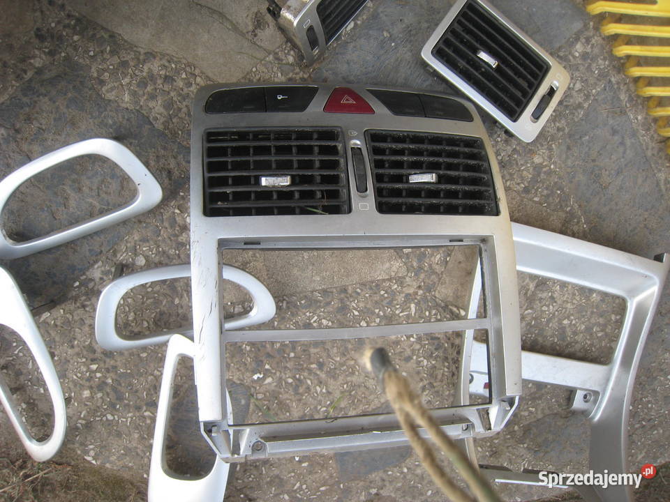 Zestaw dekorów srebrnych stalowych Peugeot 307 Kraków