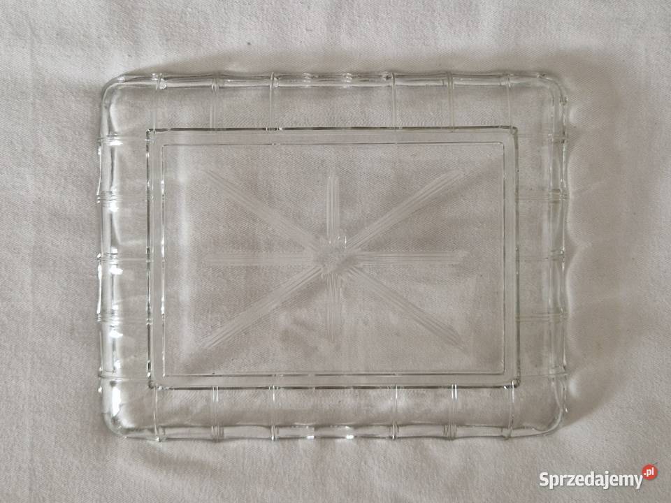 Prostokątna szklana tacapaterakeksówka HSG Warszawa
