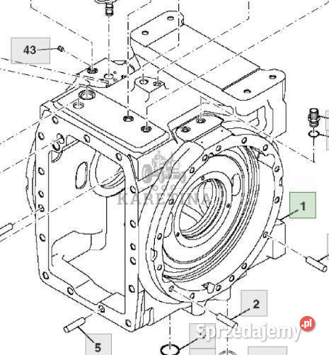 John Deere 8110 8210 8310 8410 Obudowa Jastrzębniki