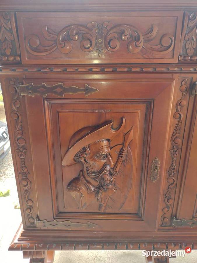 Ręcznie rzeźbiona z Hiszpanii komoda 128cm małopolskie Iwkowa