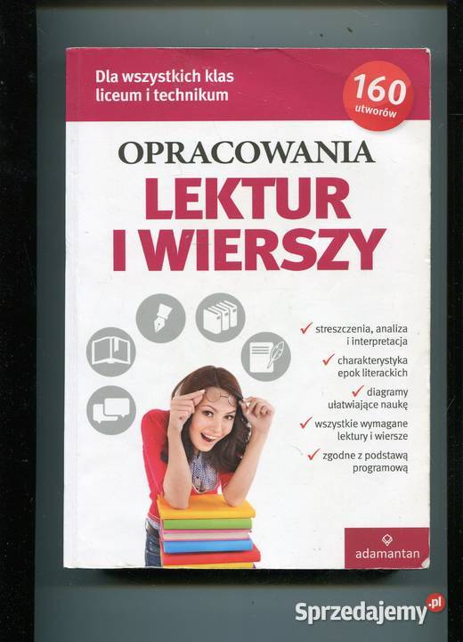 Opracowania lektur i wierszy 160 utworów Pozostałe
