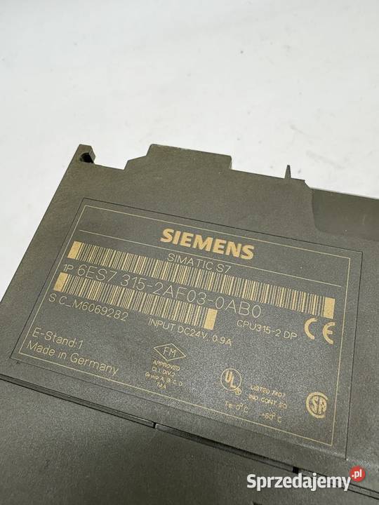 Siemens 6ES7 3152AF030AB0 CPU3152 DP Pozostałe Warszawa sprzedam