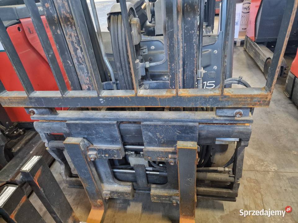 Linde E15 2011r 8600Mth Triplex Pozycjoner wózek Wózki widłowe