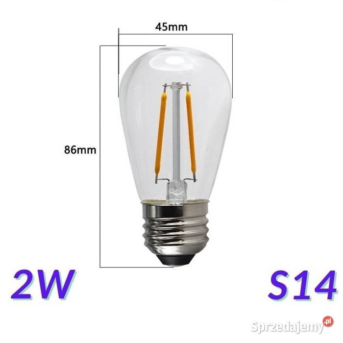 żarówki E27 Ciepły biały 2700 2W 25 Oświetlenie Zamość