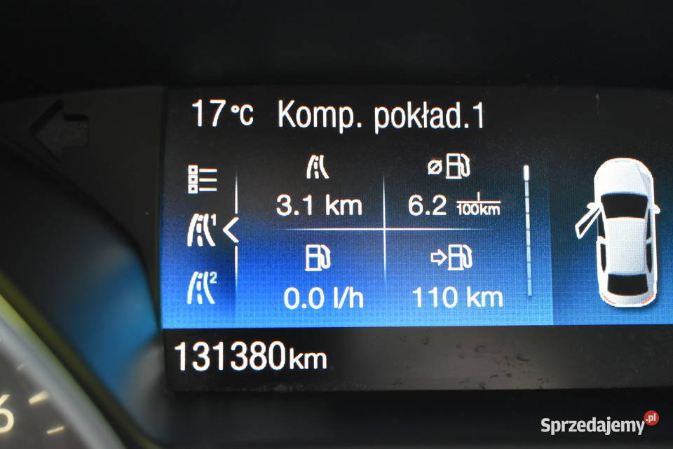 NOWY ROZRZĄD KLIMATRONIK TEMPOMAT PODGFOTELE I światła przeciwmgielne Focus Moczyłki