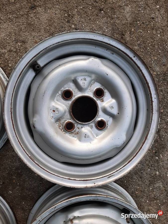 Felgi stalowe Opel Kadett B 4x12 zabytkowe Borek Szlachecki