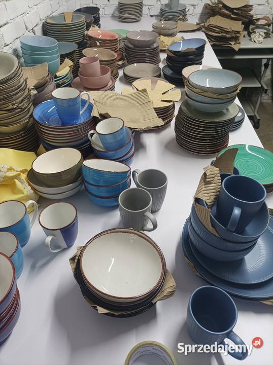 Porcelana Vintage nowe ręcznie malowane Porcelana i szkło Sterdyń