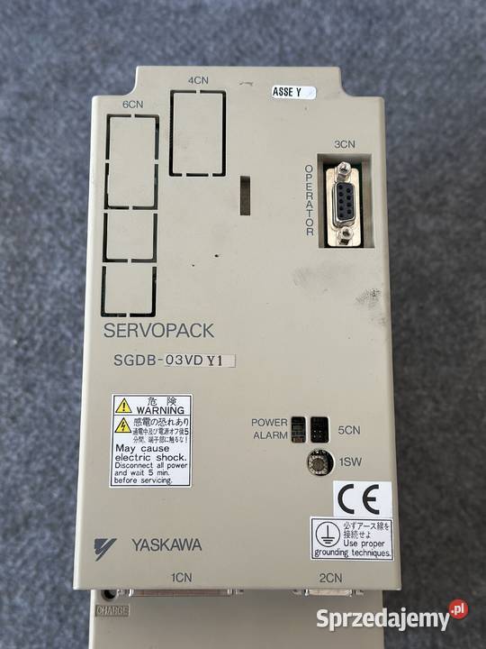 YASKAWA servopack SGDB03VDY1 silnik serwo BIESSE Produkcja lubelskie