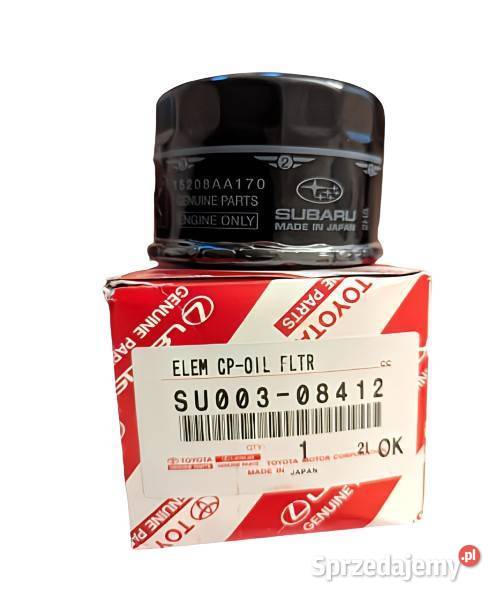 TOYOTA GR86 Oryginal filtr oleju SU00308412 OE Kąty Wrocławskie