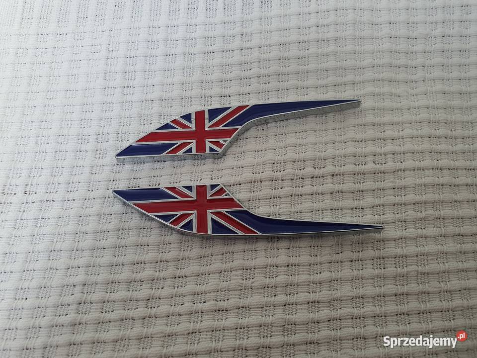 EMBLEMAT ZNACZEK ANGLIA UK METALOWY ZESTAW Poznań