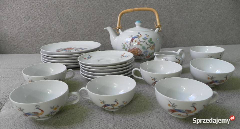 Porcelanowy serwis do kawy . 6 osób. Seltmann Weiden Bawaria .Bavaria . W.G
