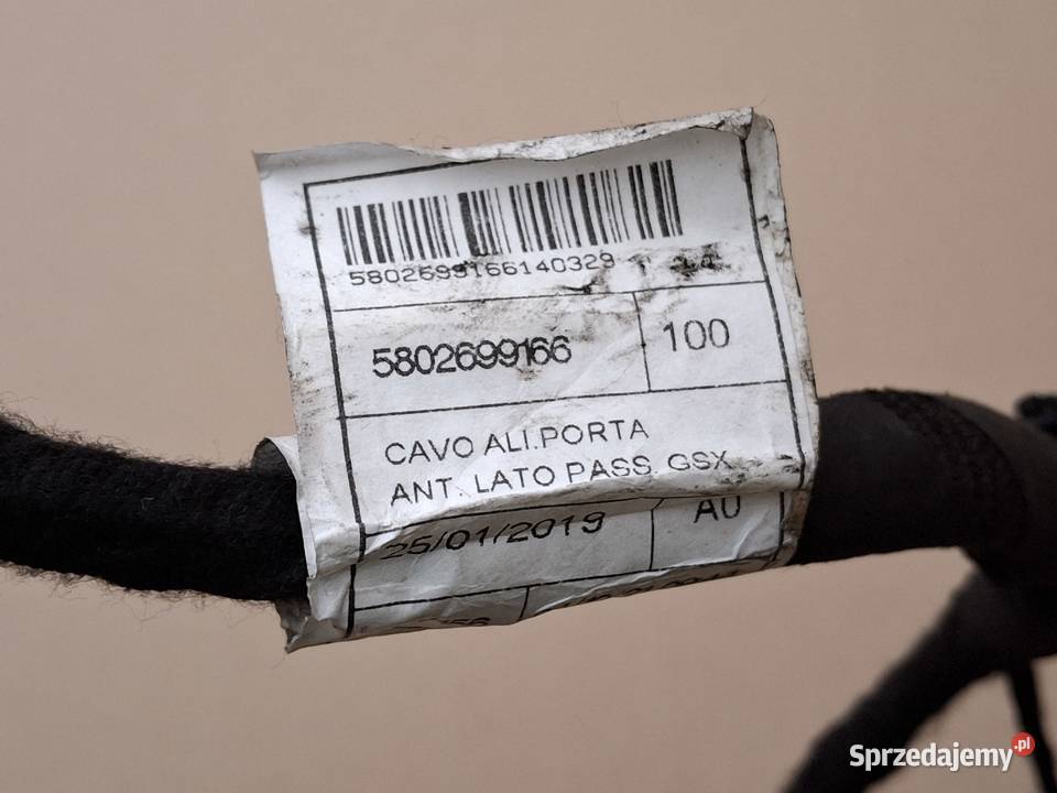 IVECO DAILY 14 WIĄZKA INSTALACJA DRZWI PRAWY lubuskie Bieleń sprzedam