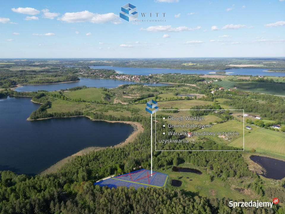 Grunt 1022m2 Wądzyn Sprzedaż sprzedam