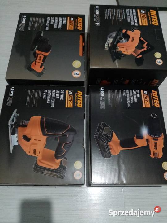 Zestaw elektronarzędzi akumulatorowych 4 Nowe Wieliczka