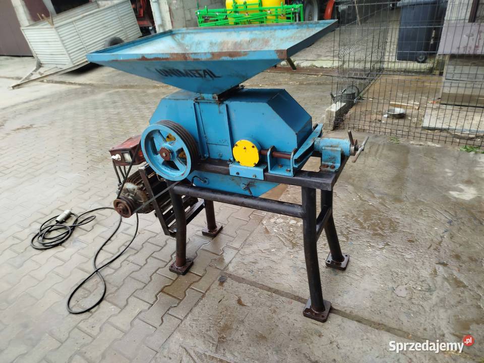 Gniotownik Śrutownik walcowy Unimetal 75kw Pozostałe Gózd