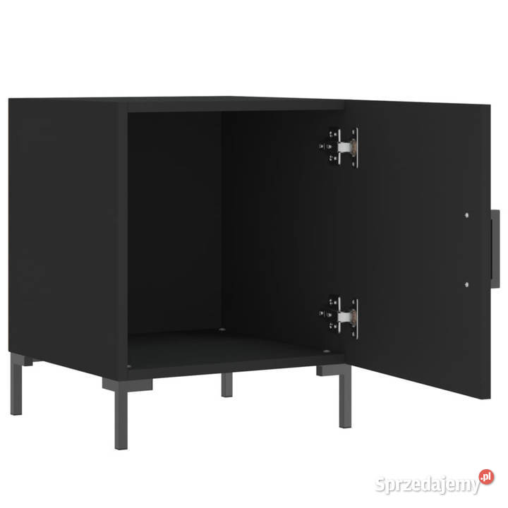 Szafki nocne 2 czarne 40x40x50 WM827567 mazowieckie Warszawa