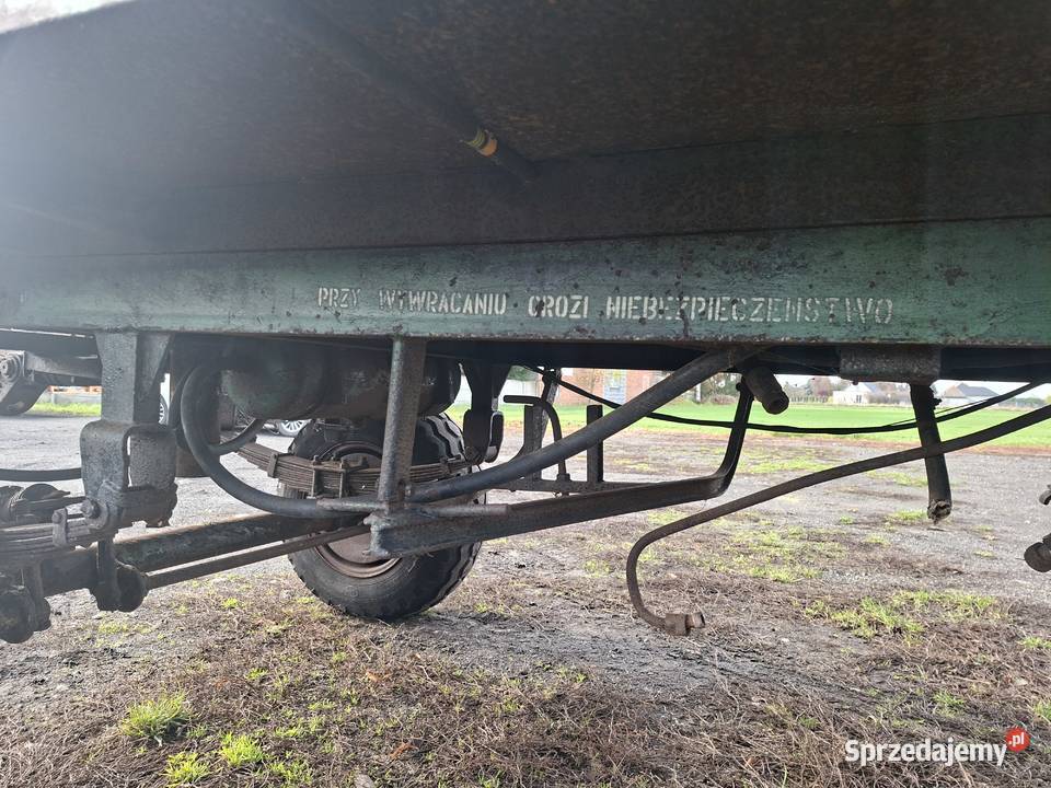 Przyczepa wywrotka Autosan D 47 Sanok kaczuszka Przyczepy rolnicze Pleszew