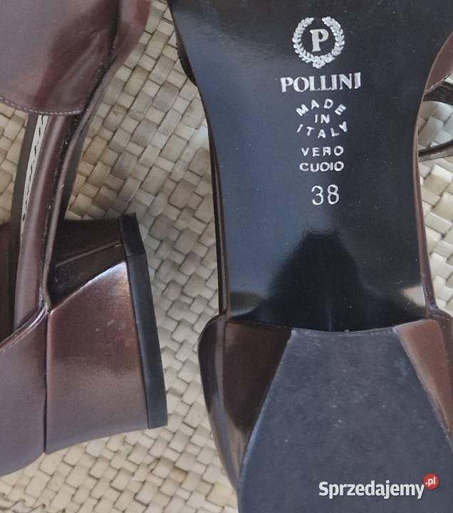 nowe wizytowe buty Pollini skóra naturalna Lublin