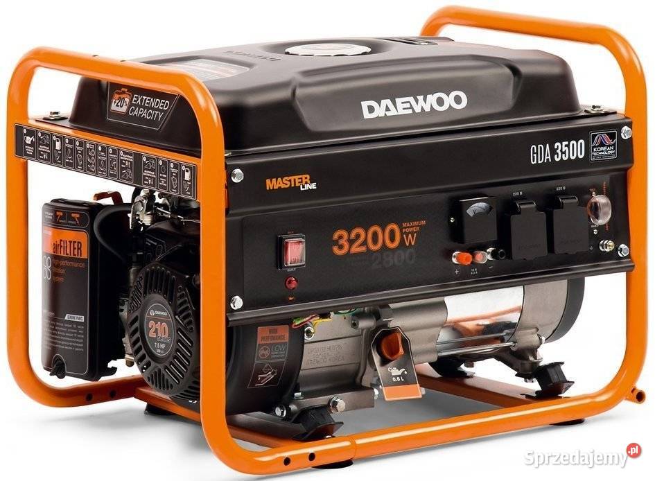 DAEWOO GDA 3500 AGREGAT GENERATOR PRĄDOTWÓRCZY Opalenica