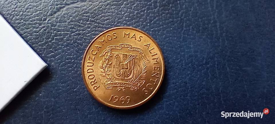 Stare monety 1 cent 1969 FAO Dominikana podkarpackie Lesko sprzedam