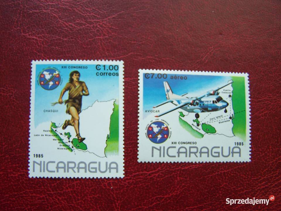 Nikaragua 1985 MNH Mi 265556 Kongres Pocztowy Tychy