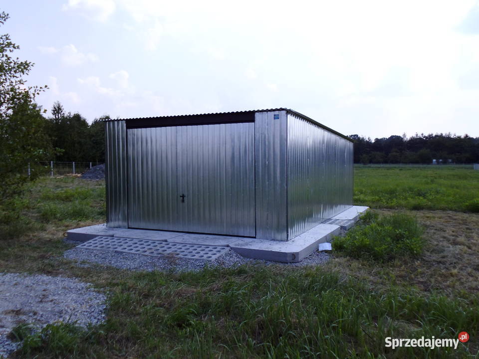 Garaż blaszany 4x5 ocynk śląskie