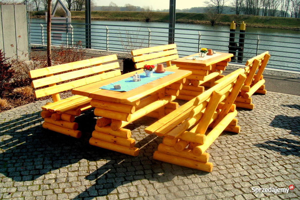 meble barowe ogrodowe huśtawki plac zabaw stół krzesła