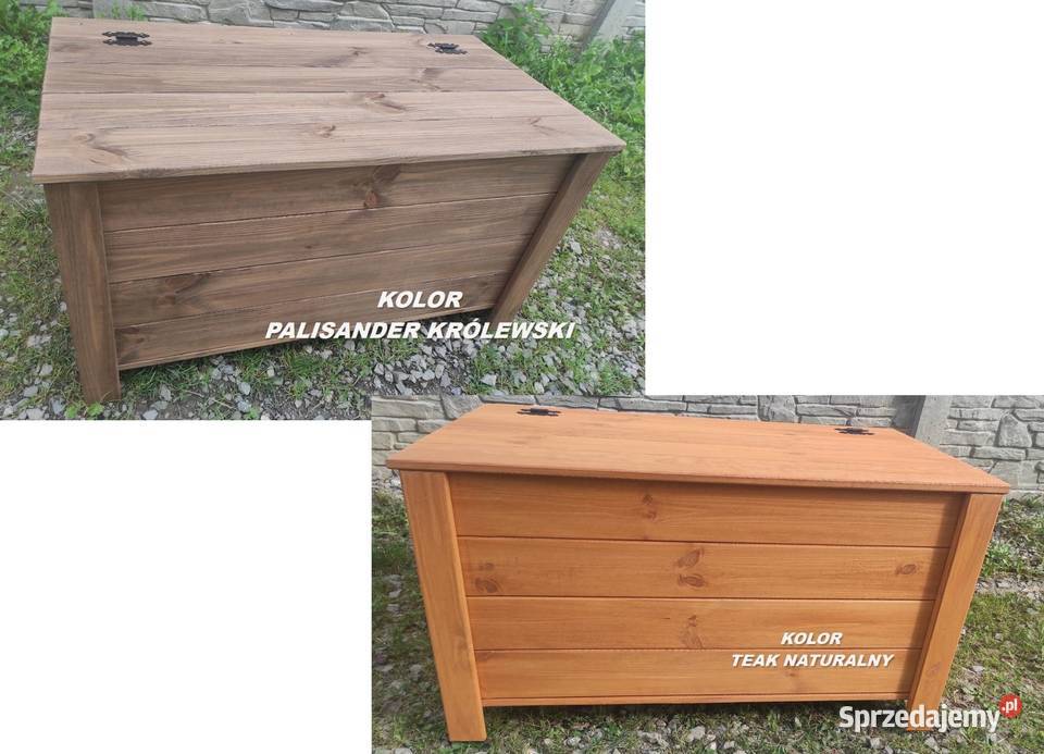Skrzynia 120x40x50 KOLOR Kufer drewniany pokój Kraków