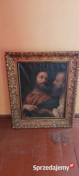 Grosz czynszowy obraz olejny Leszno