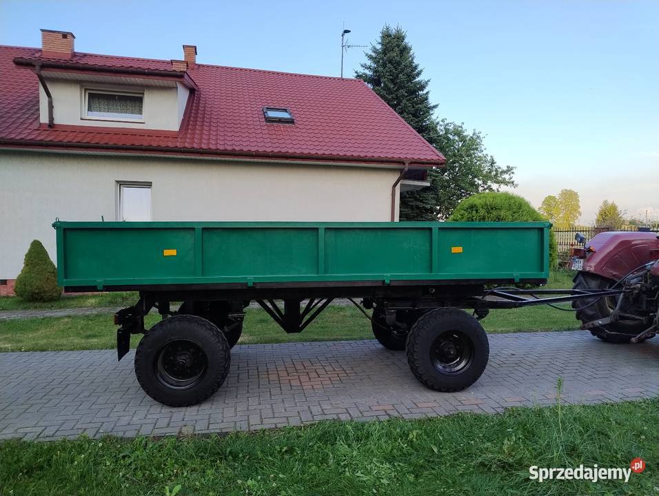 Przyczepa kaczka wywrotka 3 strony towarowe mazowieckie Klwatka Królewska