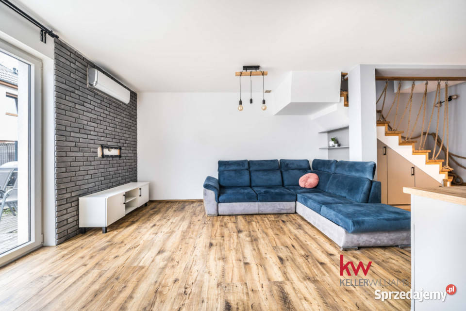 Dom szeregowy na sprzedaż Dachowa Turkusowa 85m szeregowa