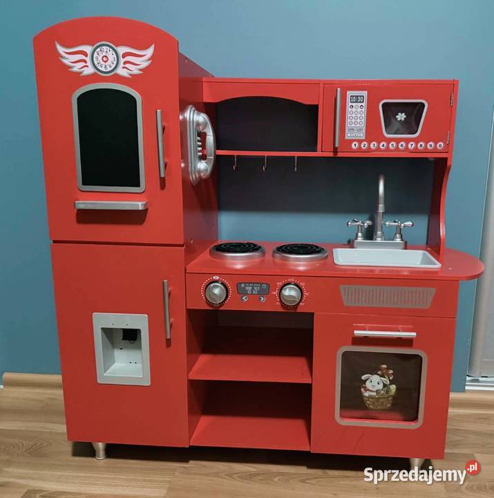Kuchnia drewniana dzieci Big RedAkcesoria Andrychów
