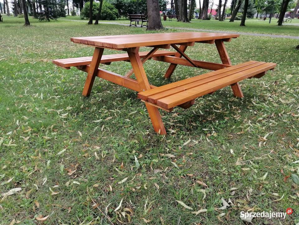 ławki stół zestaw Domino Kępno