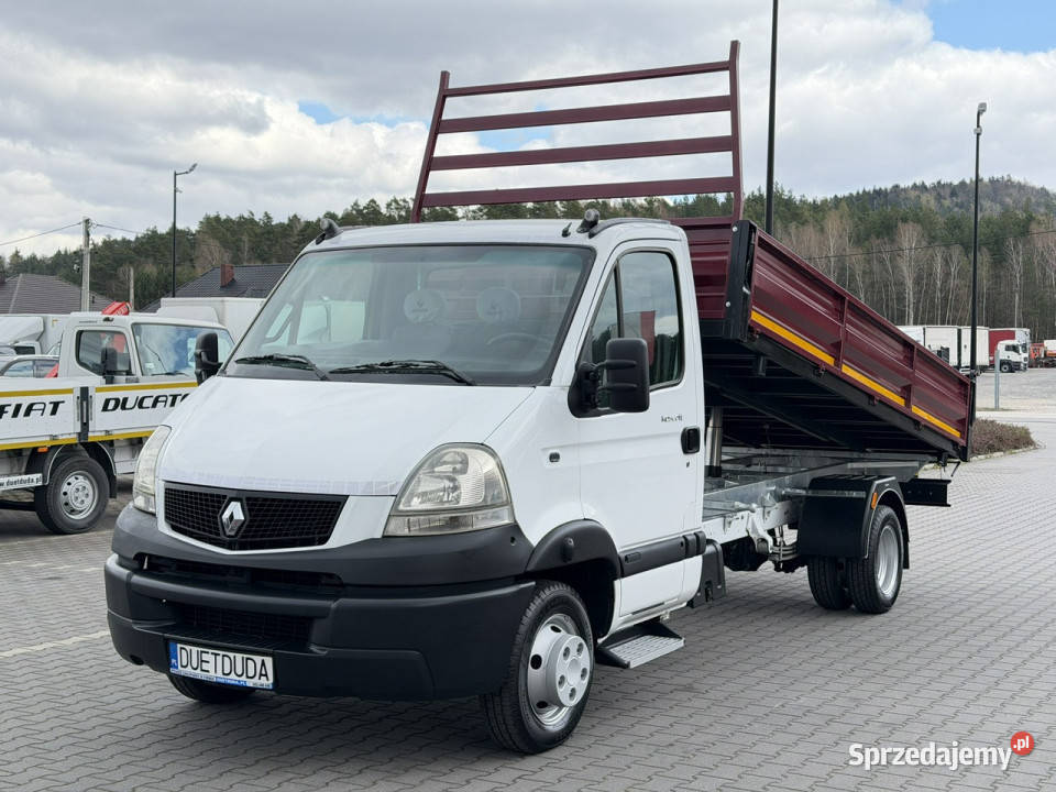 Renault Mascott 30 dxi 130 Wywrotka na 3 Strony biały Widełki