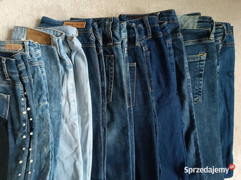 Niebieskie jeansowe spodnie romiar 3840 Radzyń Podlaski