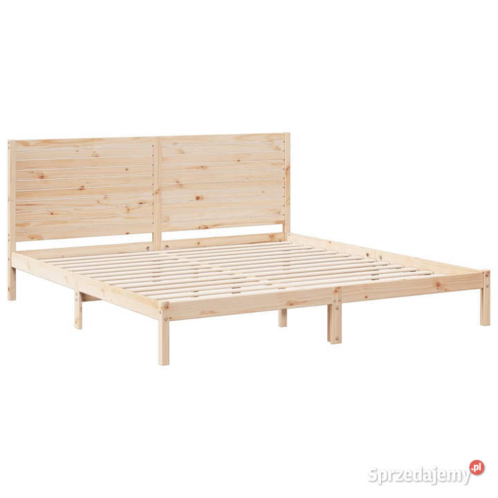 Dłuższe łóżko bez materaca lite drewno 180x220 Warszawa sprzedam