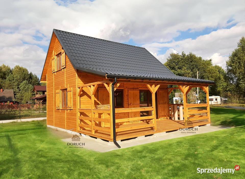 Domki drewniane letniskowe całoroczne 35m2 z Warszawa