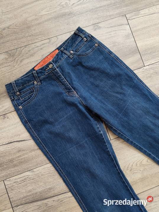 Dzinsowe spodnie Proste 40 Spodnie Jasło