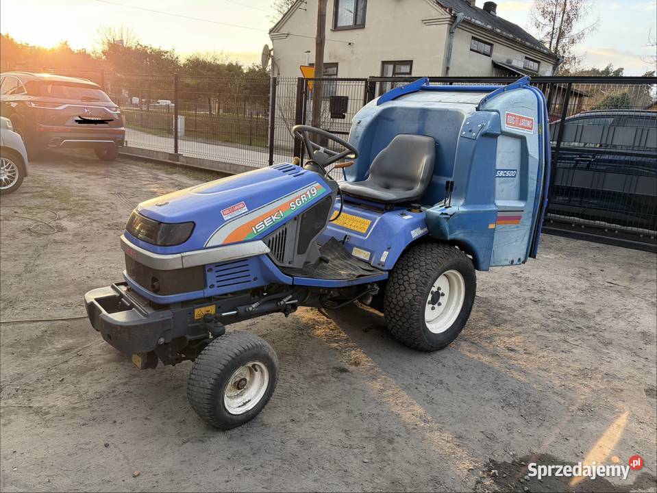 Traktorek kosiarka ISEKI SGR 19 880 motogodzin lubelskie Bełżec