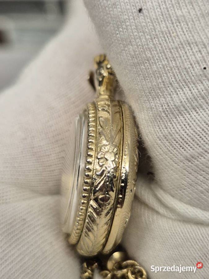 Damski zegarek Glashutte naszyjnikwisiorek Chorzów