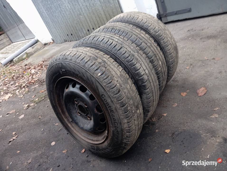 Komplet kół 4x100 Opony Continental 6mm