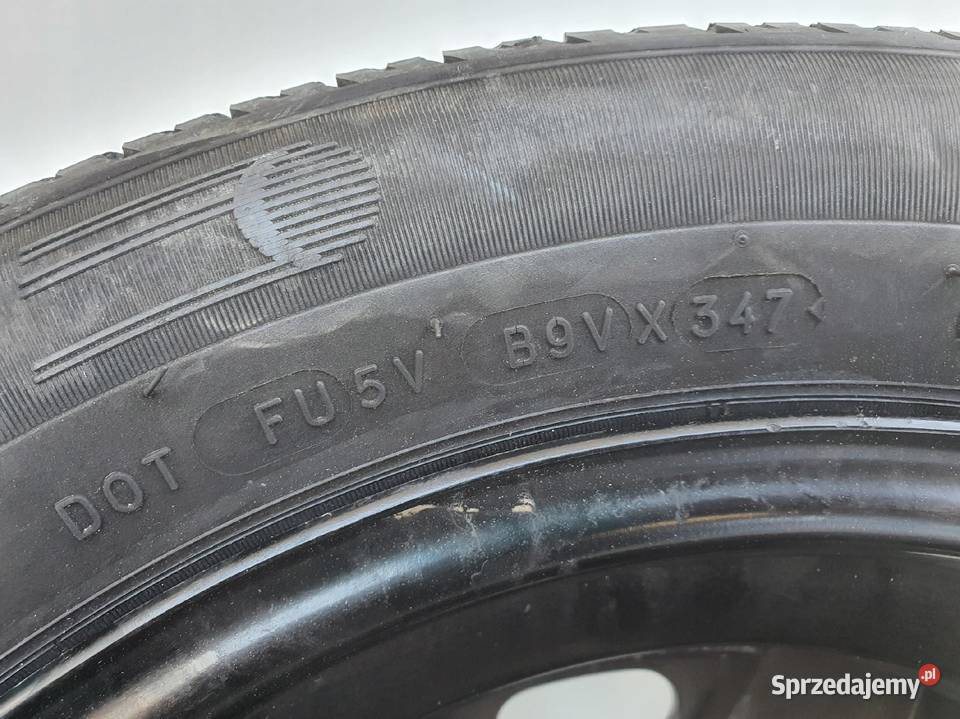 Opel Astra F KOŁO ZAPASOWE Zapas 19555 R15 stalowe Rudka